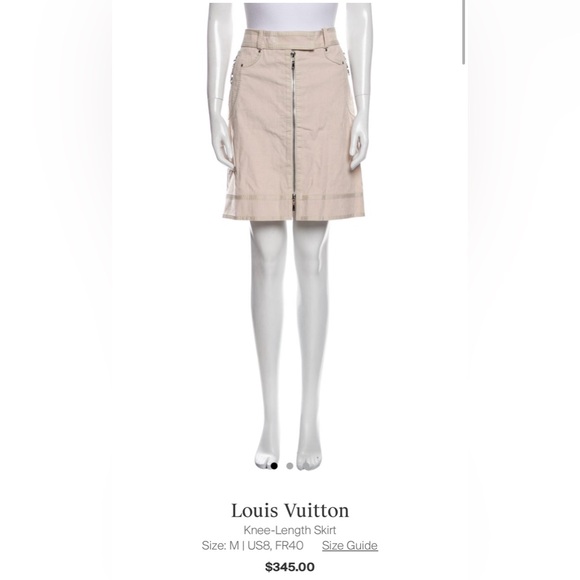 Louis Vuitton Corduroy Skirt Creme/Pink,All Products : American Fashion Style Bags On Sale